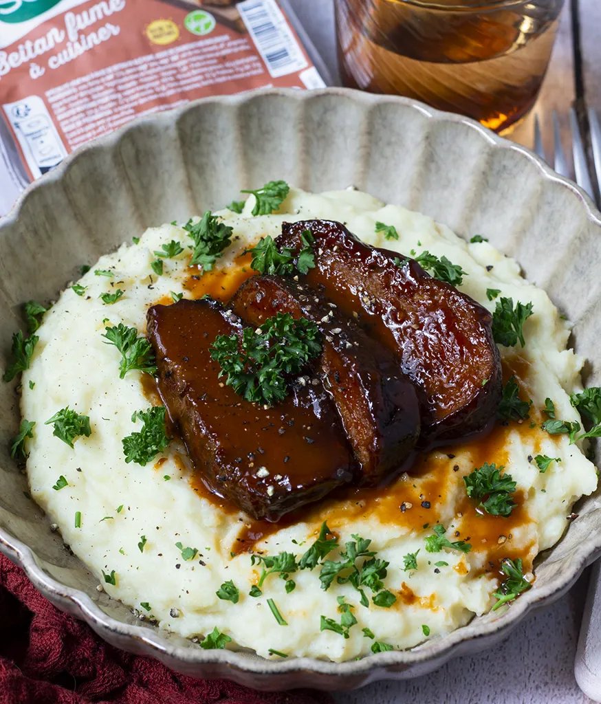 Seitan fumé façon ribs