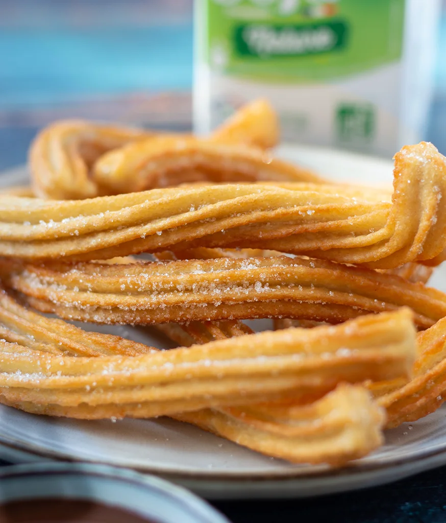 Churros vegan croustillants & sauce chocolat